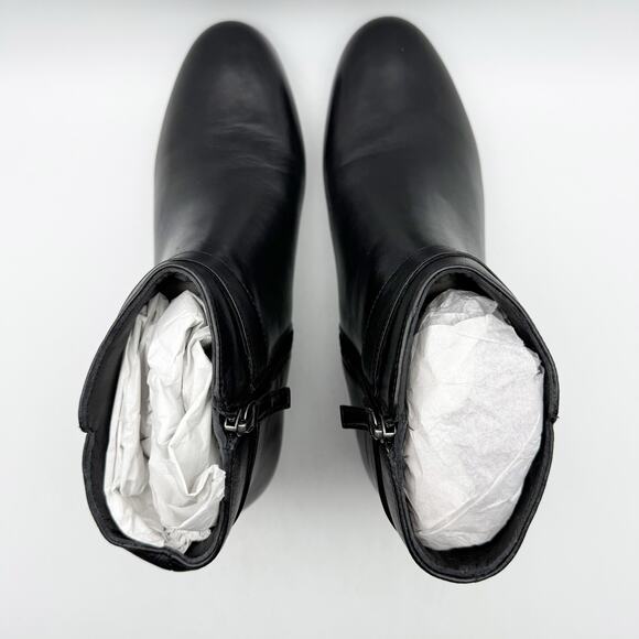 Trotters Womens Melody Ankle Booties US 10.5 NARROW Black Leather NIB - Picture 12 of 14